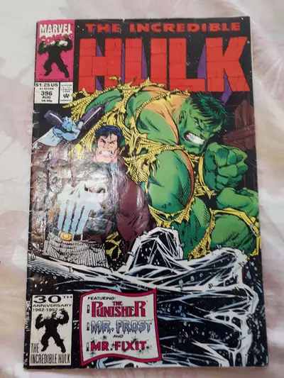 The Incredible Hulk #396 August 1992 Marvel Comic, View more