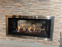 Napoleon Gas See-Through Fireplace - Vector 38 - INSTALLED!!