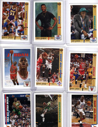 1991-92  Upper deck basketball complete hi/lo set, 1-500, Jordan