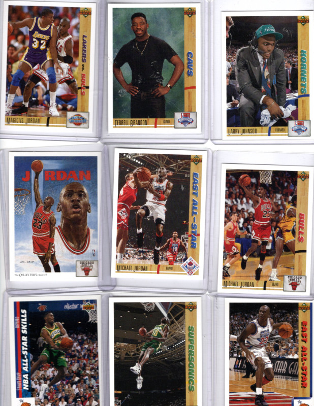 1991-92  Upper deck basketball complete hi/lo set, 1-500, Jordan in Arts & Collectibles in Mississauga / Peel Region