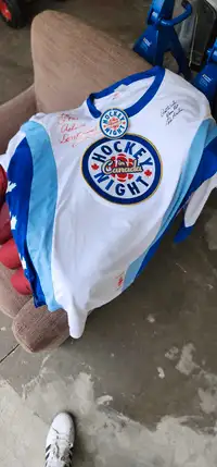 Signed Hockey Night in Canada jersey