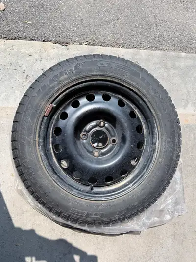 Winter tires + rims 185/60R15 $250 OBO - 4 winter tires with rims - one year old - from Ford Fiesta...