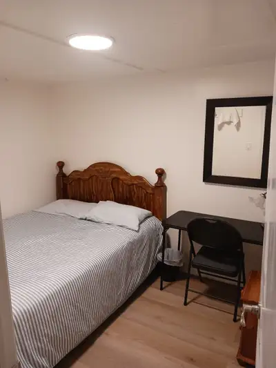 Aa brand new private daily room with a queen-size bed, View more