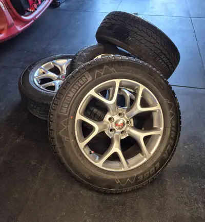 VERY NICE SET OF WINTER RIMS AND TIRES. RIMS ARE BOLT PATTERN 5x108. WERE ON MY FORD EDGE SPORT. TIR...