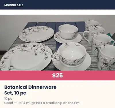 Botanical Dinnerware Set, View more