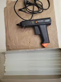 Glue gun  and glue tray plus glue supplies