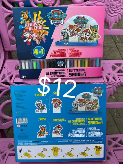 Paw Patrol Glittering Sand Art Set, View more