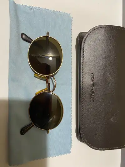 Vintage Giorgio Armani round sunglasses , View more