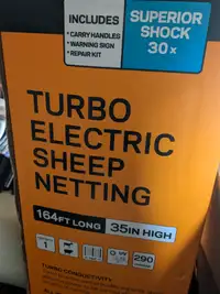 Turbo electric netting