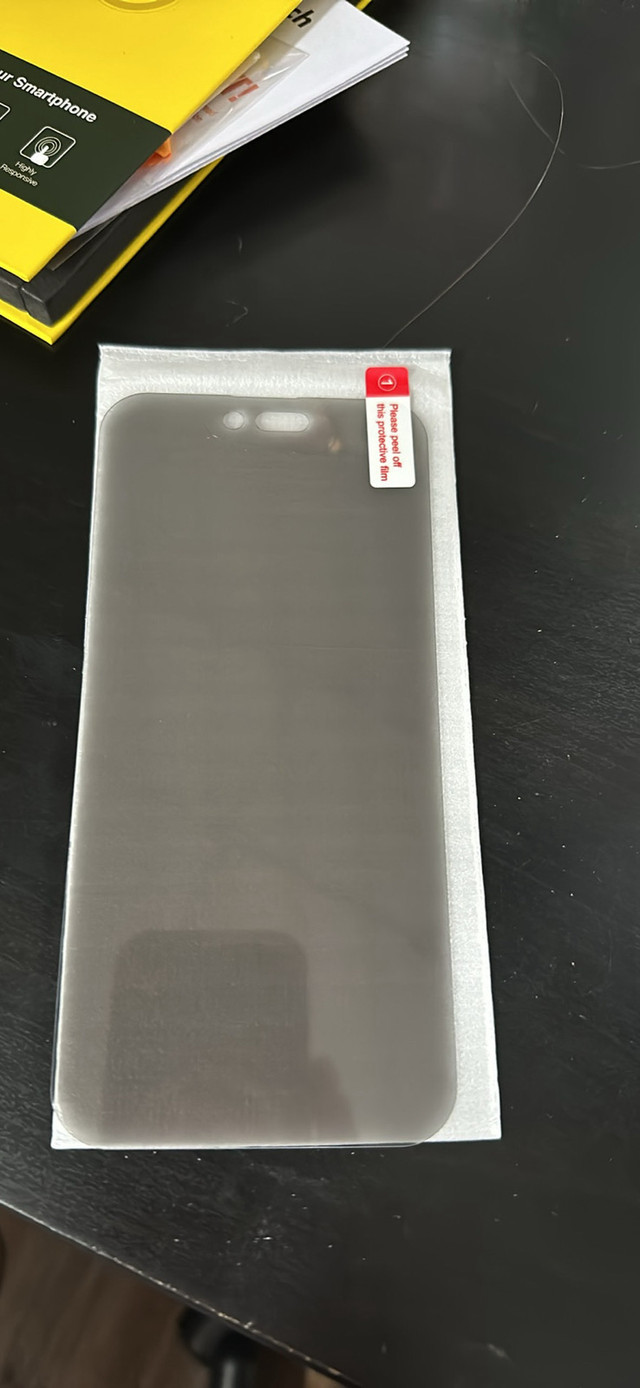 Tempered glass screen protector. iPhone  in Cell Phones in Red Deer - Image 2