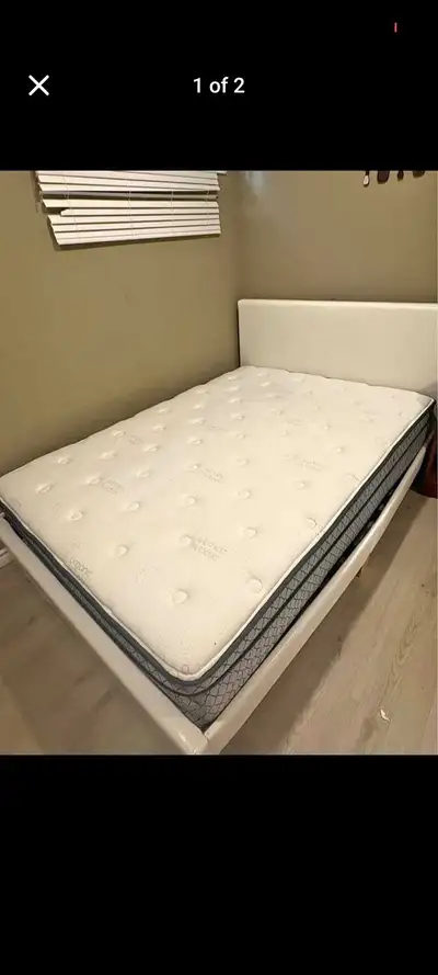 Ikea Queen bed and mattress for sale , View more
