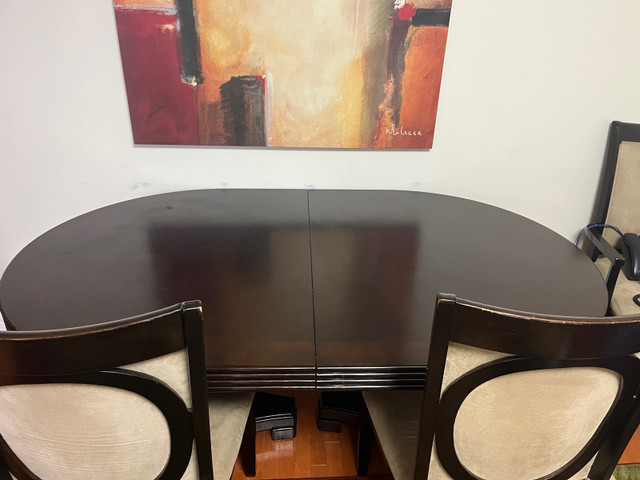 6 chairs and dinning table for sale  in Dining Tables & Sets in Markham / York Region - Image 4
