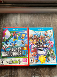 New Super Mario Bros U & Super Smash Bros for Wii U