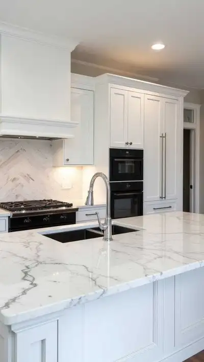 Granite and Quartz countertop., View more