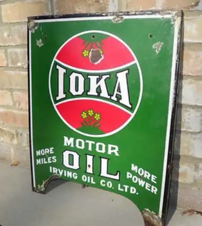 I'm looking for an old irving bottle rack like the one in the picture and an old irving sign to buy...