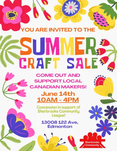 Sherbrooke Community League Summer Craft Sale, View more