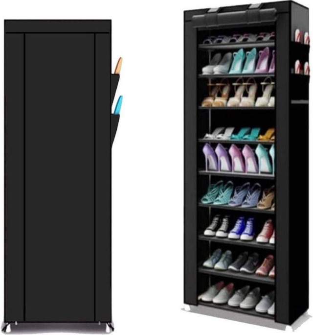 Shoe Cabinet Organizer available in black or grey in Bookcases & Shelving Units in Mississauga / Peel Region