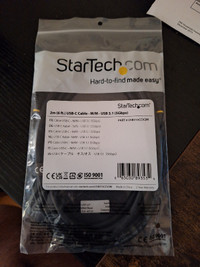 StarTech.com 6ft (2m) USB C to C Cable 5Gbps, 100W, DP Alt Mode
