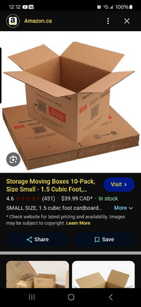 Looking for moving boxes