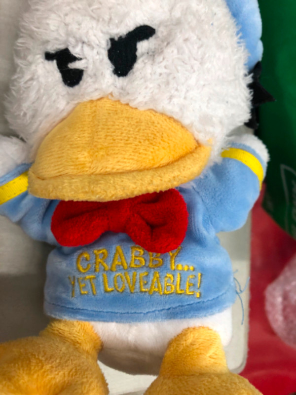 Disney Baby Donald Duck Crabby Yet Loveable Soft Stuffed Plush in Toys in Markham / York Region