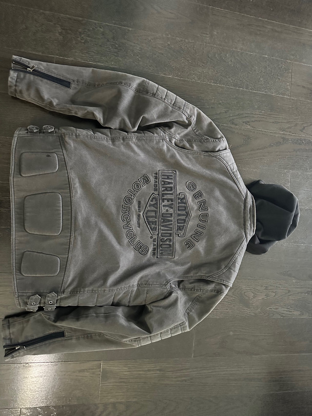 Harley Davidson thinsulate lined biker jacket meduim in Men's in Markham / York Region - Image 3