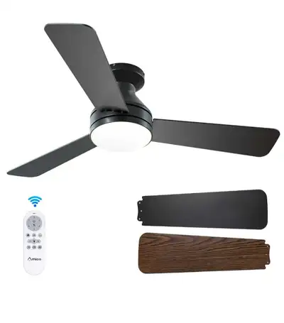 Ceiling Fans with Lights, 42 inch Low Profile Ceiling Fan with L, View more