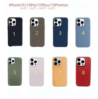 Iphone 15/14/13/12/11/pro/max/plus silicone case cover new