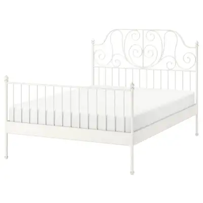 IKEA LEIRVIK double bed frame, View more