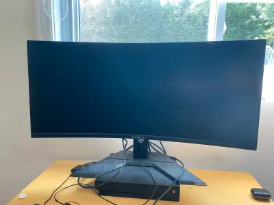 34” 2K CURVED GAMING MONITOR GIGABYTE G34WQC + CABLES, View more