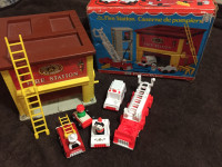 Fisher Price Little People FIRE STATION 928