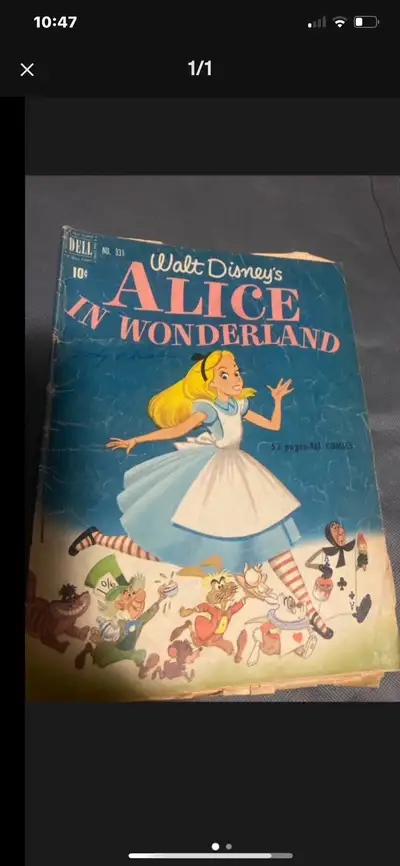VERY RARE COMMIC -Alice in Wonderland, View more