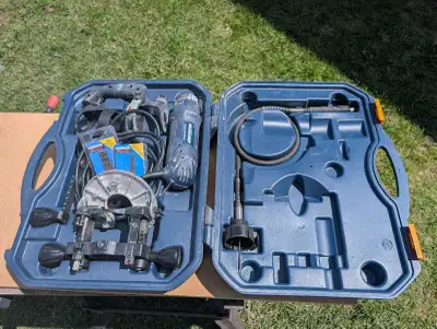 MASTERCRAFT Max Rotary Tool Kit w/Plunge Base, View more