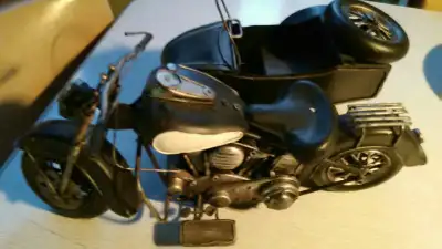 Vtg. Sidecar Motorcycle model -good cond., View more
