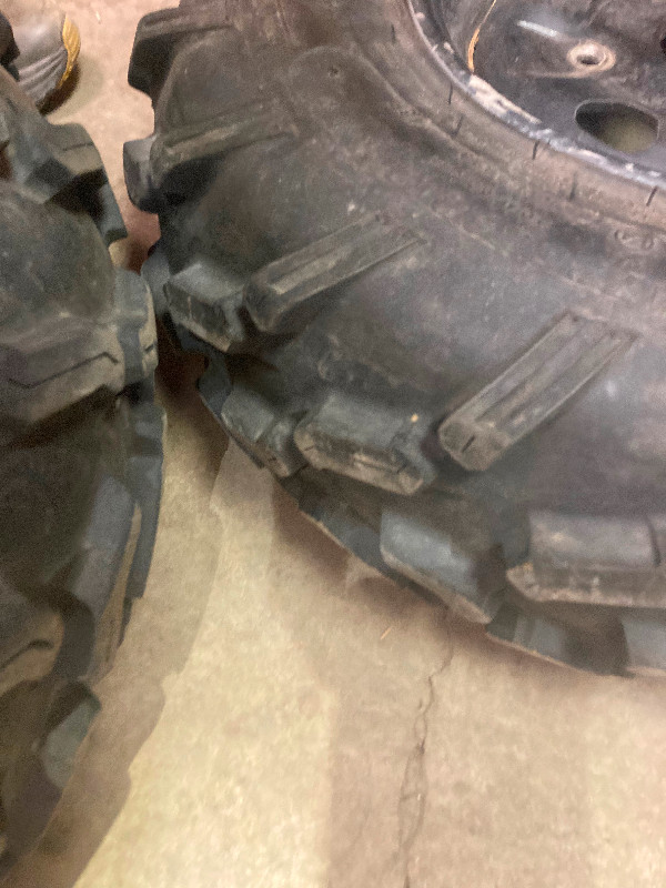 2 ATV Rims/Tires  (26x8-12 and 26x10-12) Outlander/Renegade in ATV Parts, Trailers & Accessories in Strathcona County - Image 3