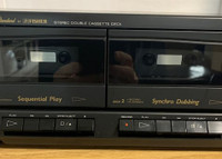 Dual cassette deck