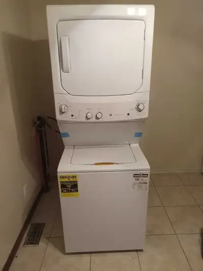 GE Stackable Washer Dryer Brand New Never Used, View more