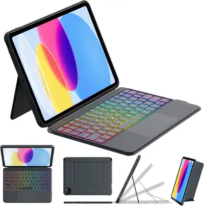 ❤️✅NEW IN BOX: Magnetic Keyboard Case for iPad Air & Pro 11, View more