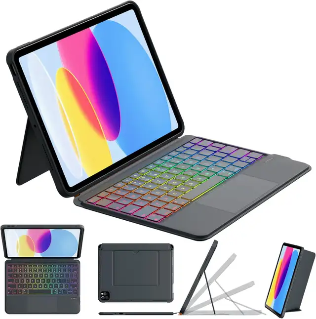 ❤️✅NEW IN BOX: Magnetic Keyboard Case for iPad Air & Pro 11 in iPad & Tablet Accessories in Markham / York Region - Image 2