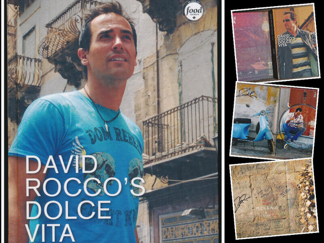 David Rocco Autographed X 2 Items Dolce Vita Music-Cookbook-2008 in Non-fiction in City of Toronto - Image 2