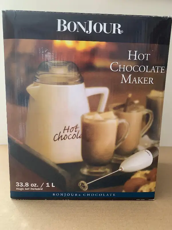 Hot Chocolate Maker by Bonjour : Like New : 1 L :In original box in Processors, Blenders & Juicers in Cambridge - Image 4