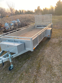 5x14 aluminum Millroad trailer - single axle