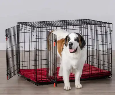 KONG Ultra-Strong Double Door Dog Crate – Extra-Large (Like New, Includes Matching Mattress!) Sellin...