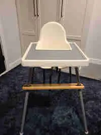 Ikea highchair with upgrades