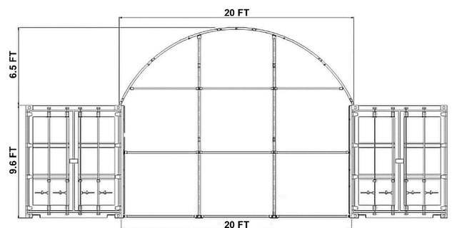 Heavy Duty Container Shelter C2020 in Other in Sarnia - Image 4