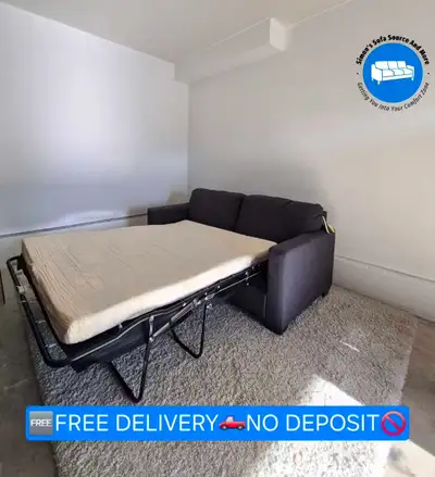 FREE DELIVERY BenchCraft 2 Seater Pullout Sofabed/Loveseat Sofa, View more