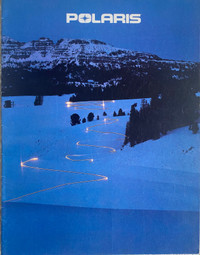 1985 Polaris Sleds Original Dealer Brochure Free Shipping 