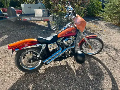 This bike is #64 of only 200 made. Custom Harley special edition. 96 CI 6speed Fuel injected Solo &...