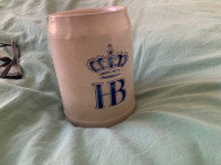 Tasse à bière vintage HB Hofbrauhaus 