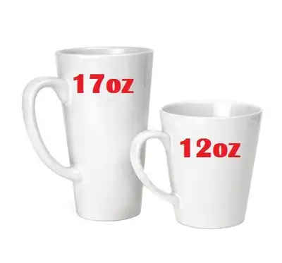 Ceramic Sublimation Mugs 17 oz  Latte Mugs, View more
