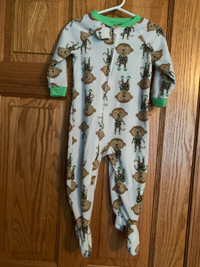 Carter's One Piece Monkey print pyjama- Size 18 months
